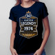 50 let - Narození legendy 1974 - dámské tričko s potiskem