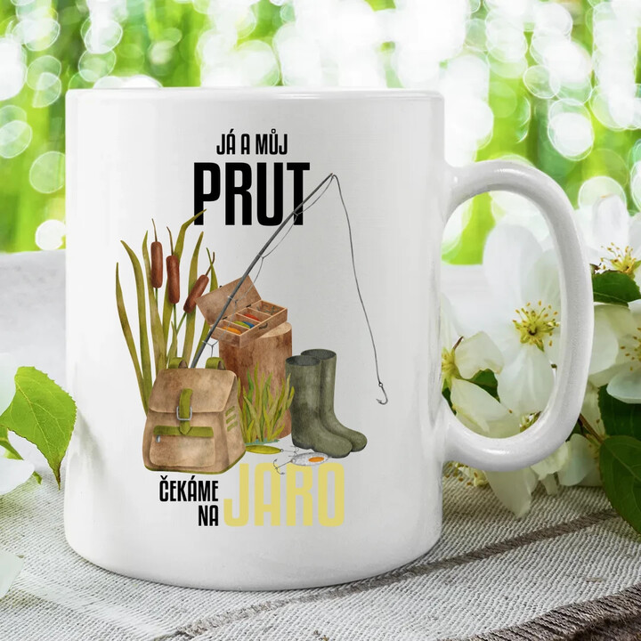 Já a můj prut čekáme na jaro - hrnek s potiskem