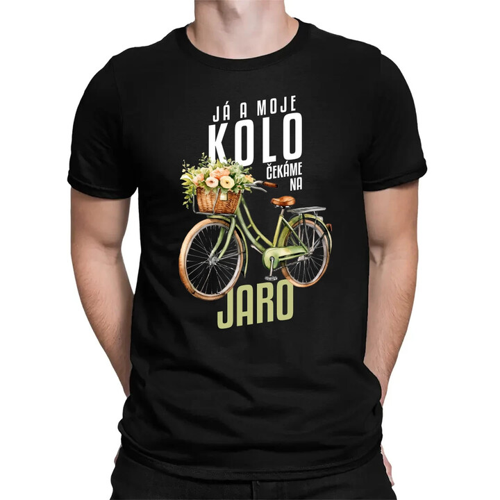 Já a moje kolo čekáme na jaro - pánské tričko s potiskem