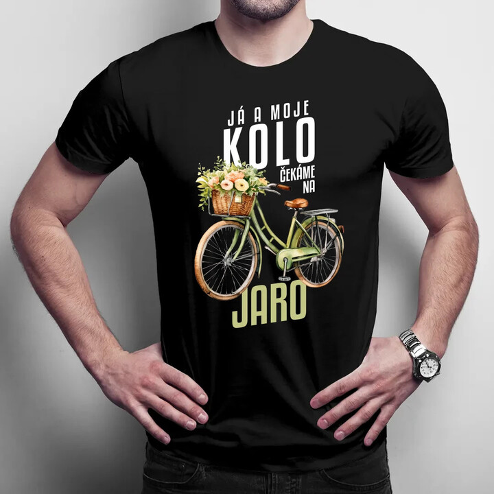 Já a moje kolo čekáme na jaro - pánské tričko s potiskem