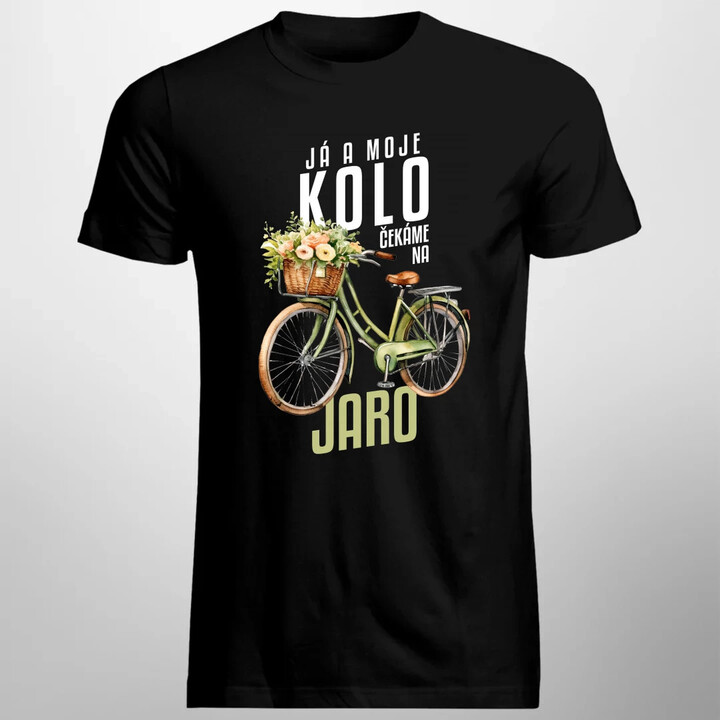 Já a moje kolo čekáme na jaro - pánské tričko s potiskem