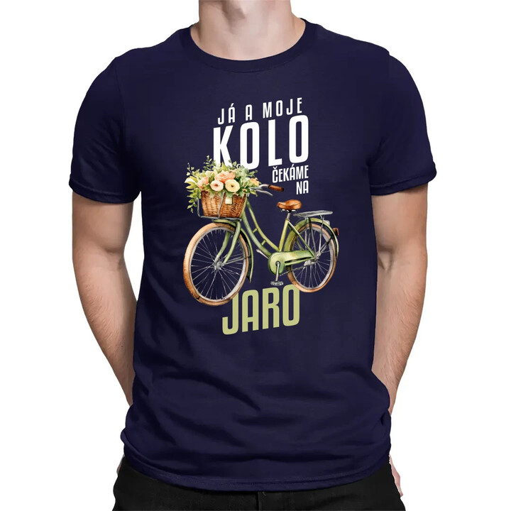 Já a moje kolo čekáme na jaro - pánské tričko s potiskem