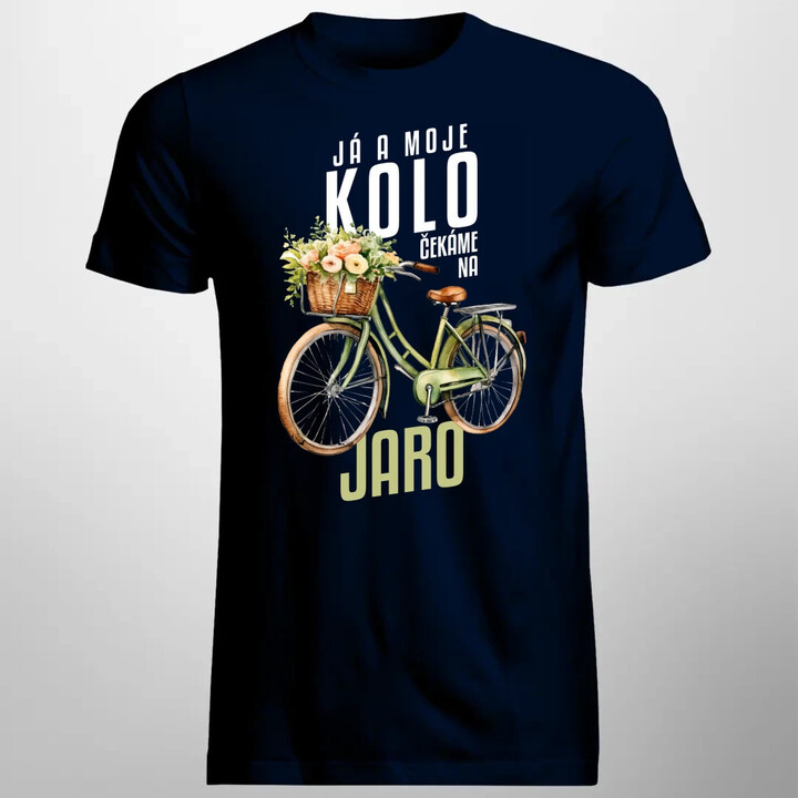Já a moje kolo čekáme na jaro - pánské tričko s potiskem