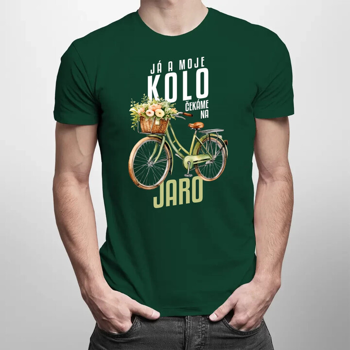 Já a moje kolo čekáme na jaro - pánské tričko s potiskem