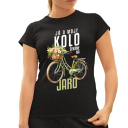 Já a moje kolo čekáme na jaro  - dámské tričko s potiskem