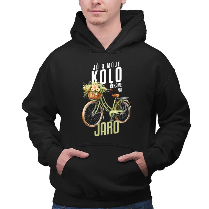 Já a moje kolo čekáme na jaro - pánská mikina s potiskem