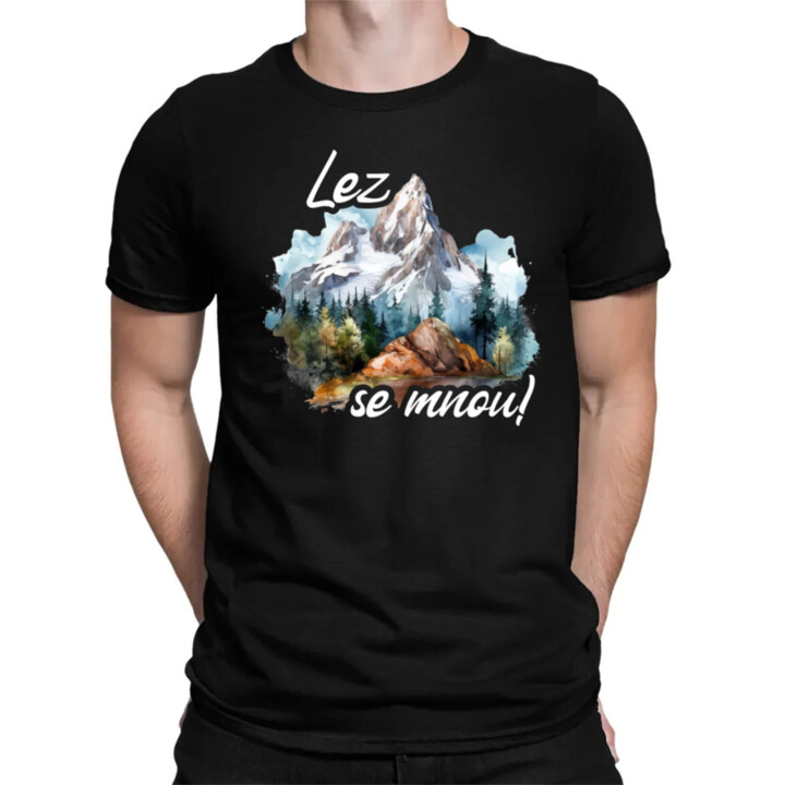 Lez se mnou! - pánské tričko s potiskem