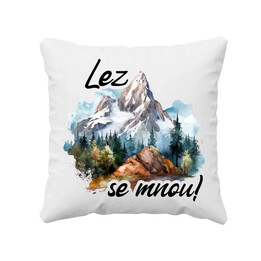 Lez se mnou! - polštář s potiskem