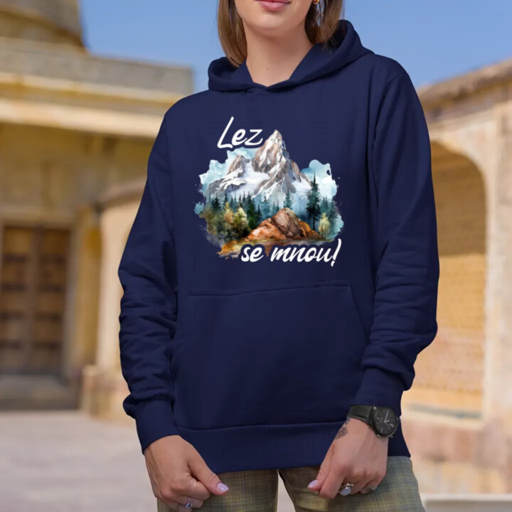 Lez se mnou! - dámská mikina s potiskem