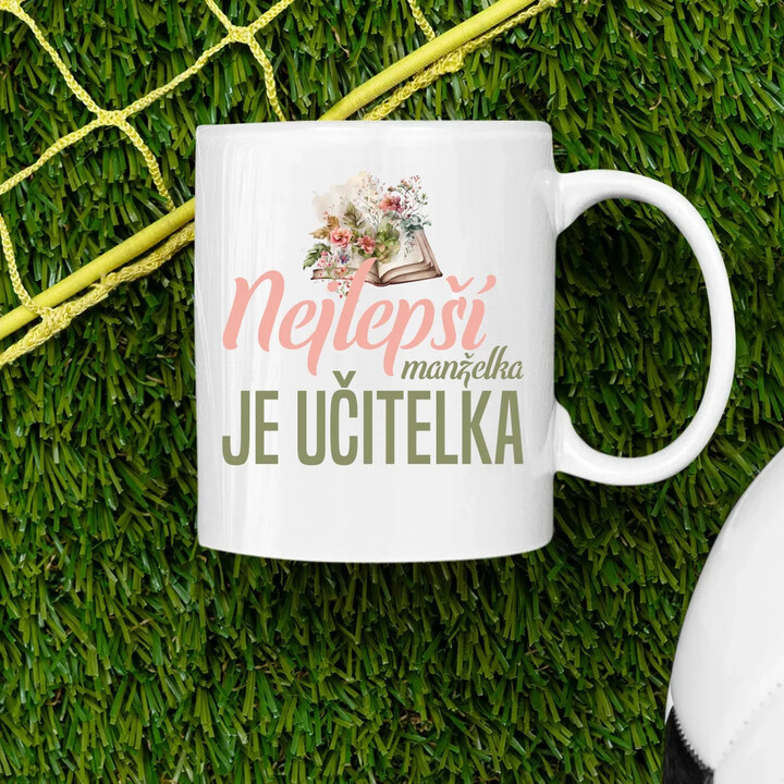 Nejlepší manželka - je učitelka - hrnek s potiskem