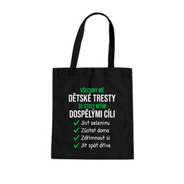 Všechny mé dětské tresty - taška s potiskem