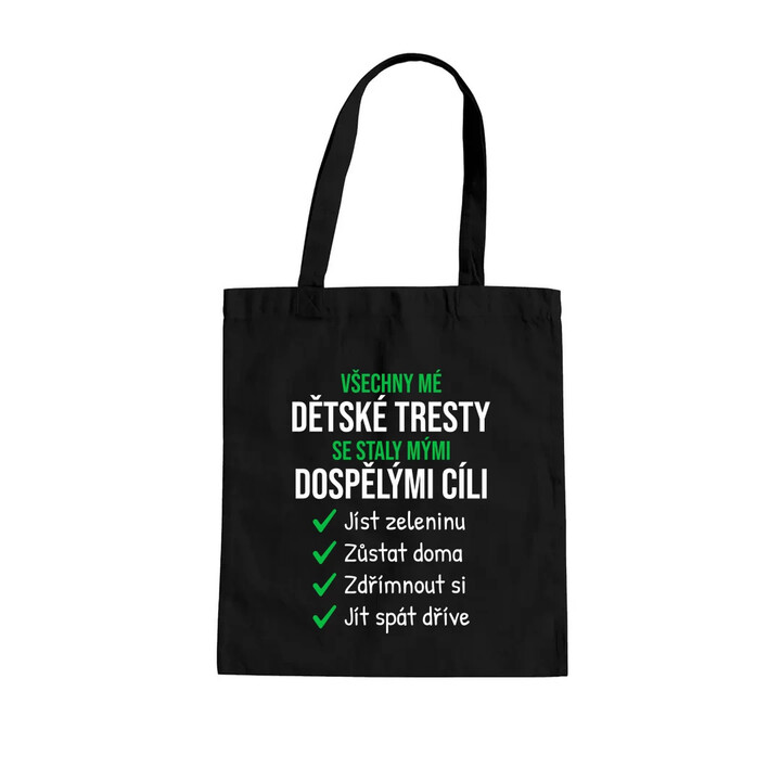 Všechny mé dětské tresty - taška s potiskem