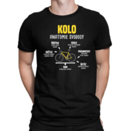 Kolo anatomie svobody - pánské tričko s potiskem