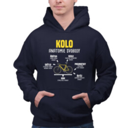 Kolo anatomie svobody - pánská mikina s potiskem