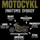 Motocykl anatomie svobody - pánské tričko s potiskem