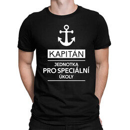 Kapitán - jednotka pro speciální úkoly  - pánské tričko s potiskem