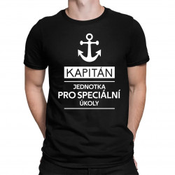 Kapitán - jednotka pro speciální úkoly - pánské tričko s potiskem