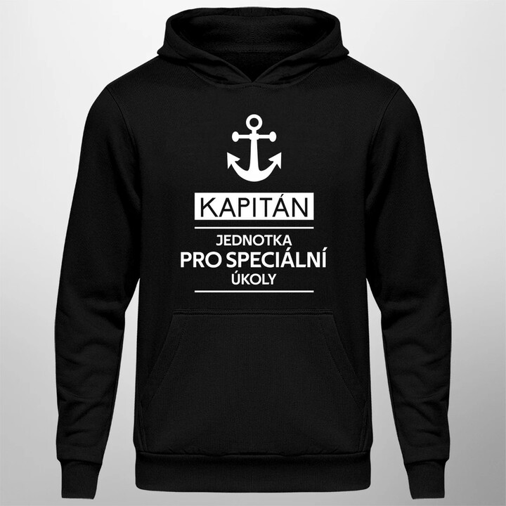 Kapitán - jednotka pro speciální úkoly  - pánská mikina s potiskem