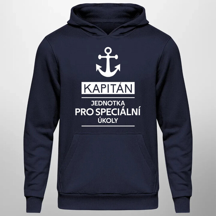 Kapitán - jednotka pro speciální úkoly  - pánská mikina s potiskem
