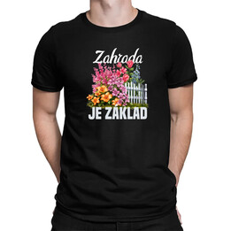 Zahrada je základ - pánské tričko s potiskem