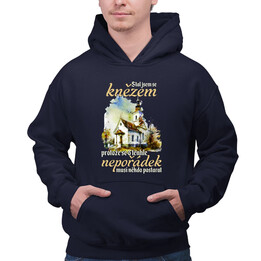 Stal jsem se knězem - pánská mikina s potiskem