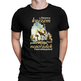 Stal jsem se knězem - pánské tričko s potiskem