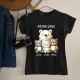 Mámin Gang - tři děti - dámské tričko s potiskem - personalizovaný produkt