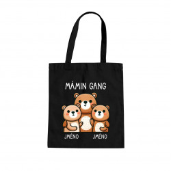 Mámin Gang - dvě děti - taška s potiskem - personalizovaný produkt