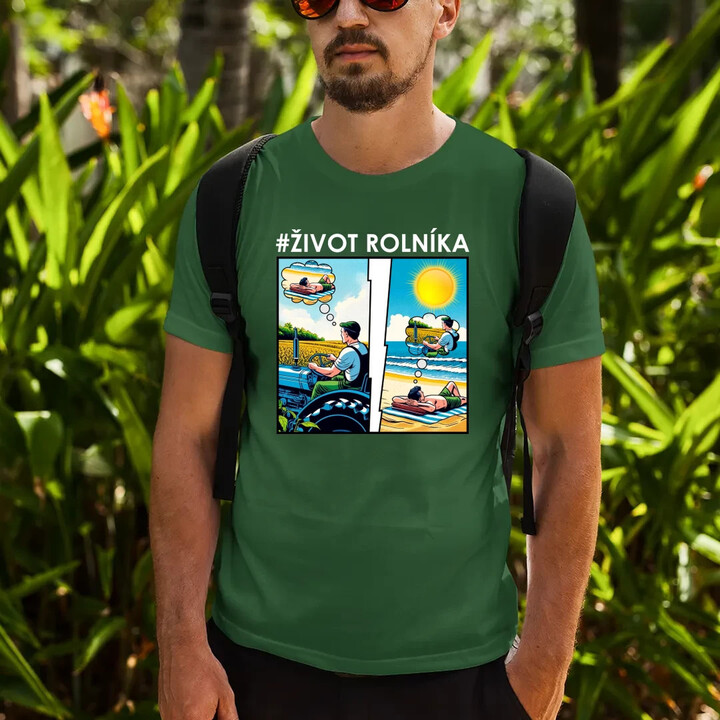 Život rolníka - pánské tričko s potiskem