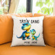 Tátův Gang (dinosauři) - jedno dítě - polštář s potiskem - personalizovaný produkt