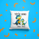 Tátův Gang (dinosauři) - jedno dítě - polštář s potiskem - personalizovaný produkt