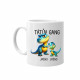 Tátův Gang (dinosauři) - jedno dítě - hrnek s potiskem - personalizovaný produkt