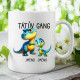 Tátův Gang (dinosauři) - jedno dítě - hrnek s potiskem - personalizovaný produkt