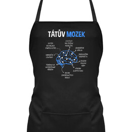Tátův mozek - zástěra s potiskem