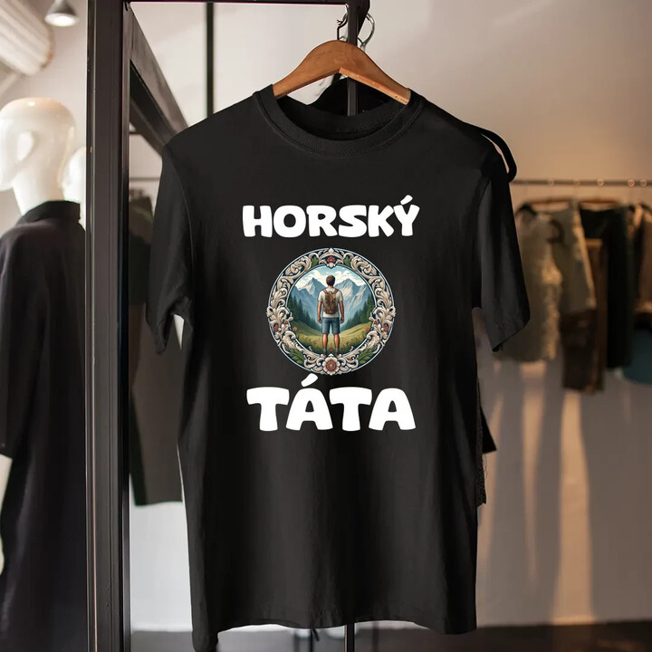 Horský táta - pánské tričko s potiskem