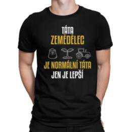 Táta zemědělec je normální táta, jen je lepší  - pánské tričko s potiskem