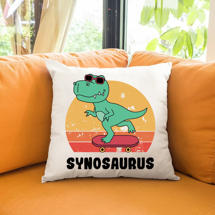 Synosaurus - polštář s potiskem