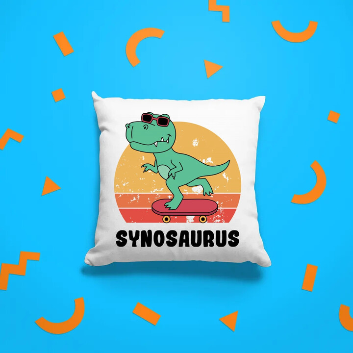 Synosaurus - polštář s potiskem