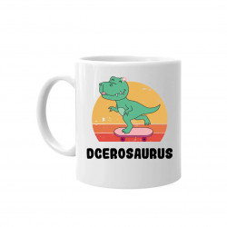 Dcerosaurus - hrnek s potiskem
