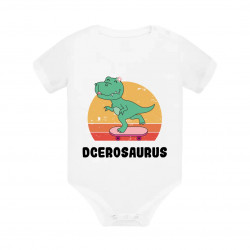 Dcerosaurus - dětské body s potiskem