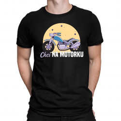 Chci na motorku - pánské tričko s potiskem
