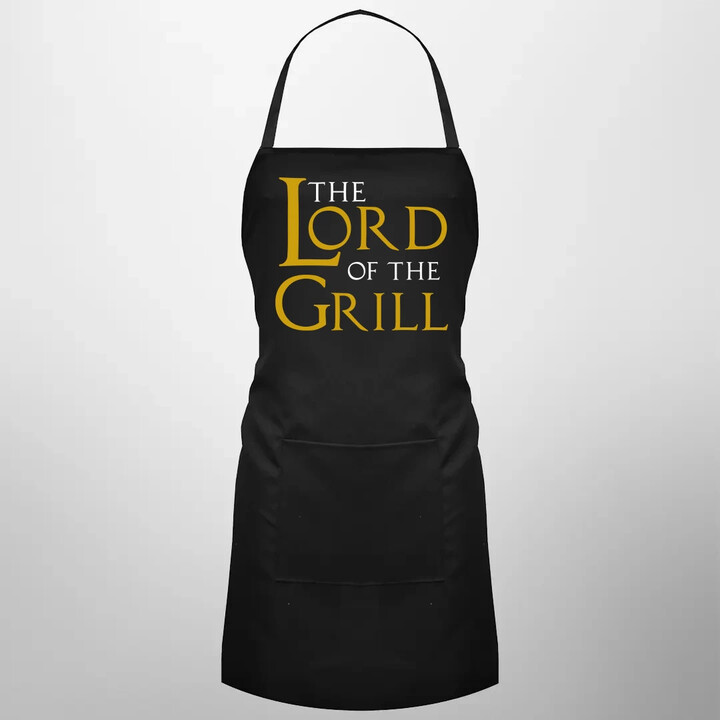 The lord of the grill - zástěra s potiskem