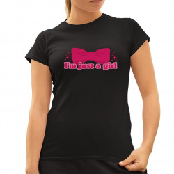 I'm just a girl - dámské tričko s potiskem