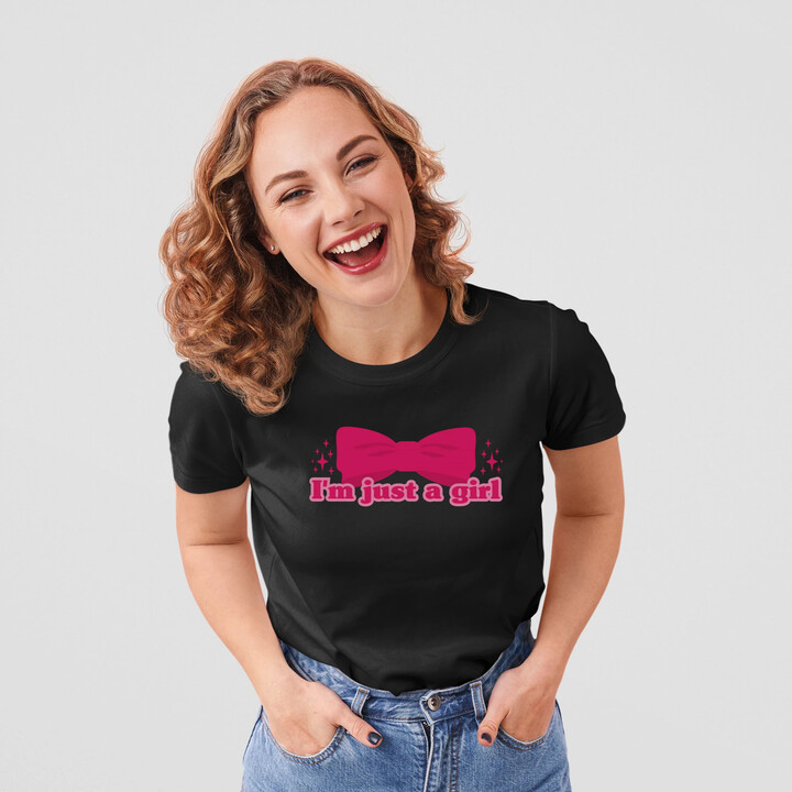 I'm just a girl  - dámské tričko s potiskem