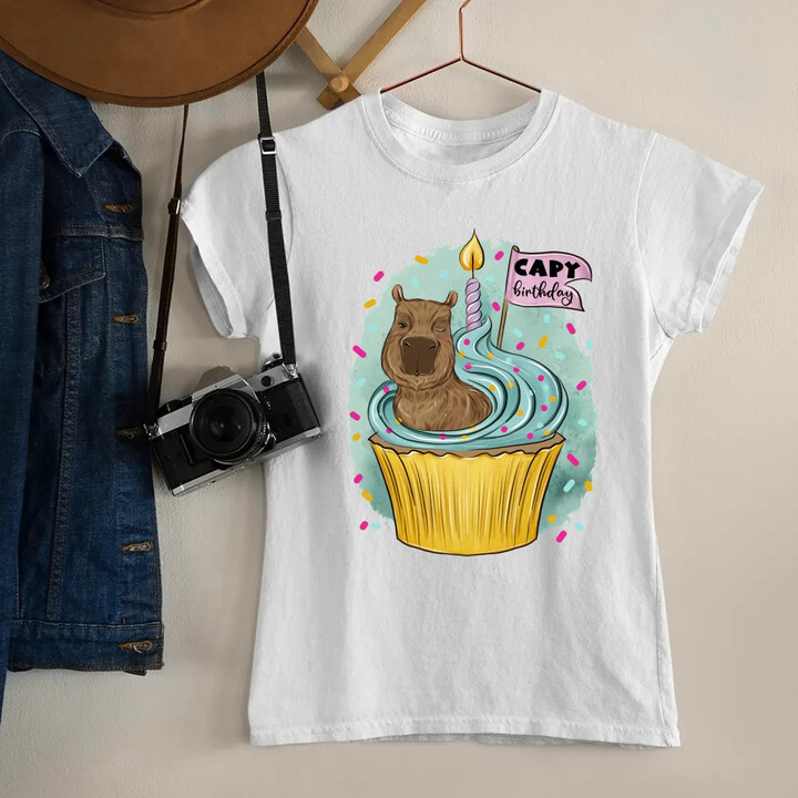 Capybirthday  - dámské tričko s potiskem