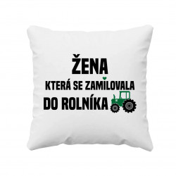 Žena, která se zamilovala do rolníka - polštář s potiskem