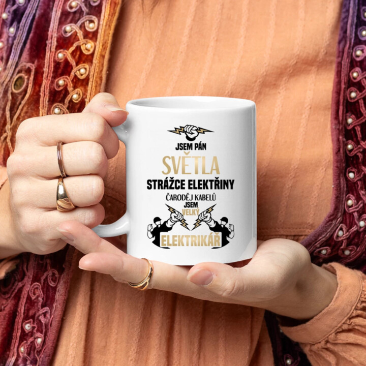 Jsem Pán světla - hrnek s potiskem