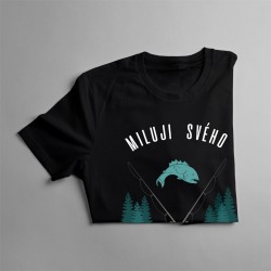 Miluji svého rybáře - dámské tričko s potiskem