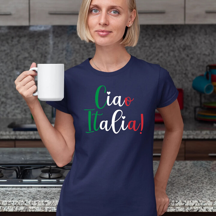 Ciao Italia!  - dámské tričko s potiskem