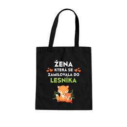 Žena, která se zamilovala do lesníka  - taška s potiskem